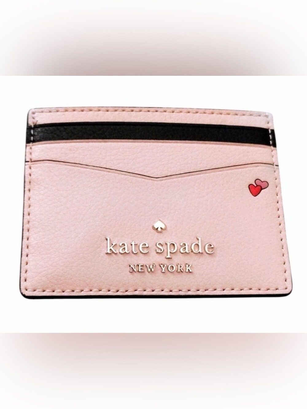 Kate Spade Pink & Glitter Minnie Mouse Card Holder - Picture 2 of 4